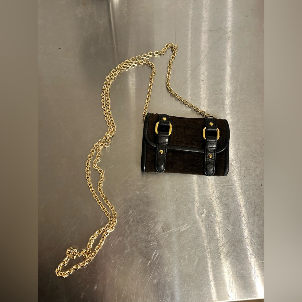 Juicy Couture Brown Vintage Wallet with Pink and Gold Details - Picture 2 of 5